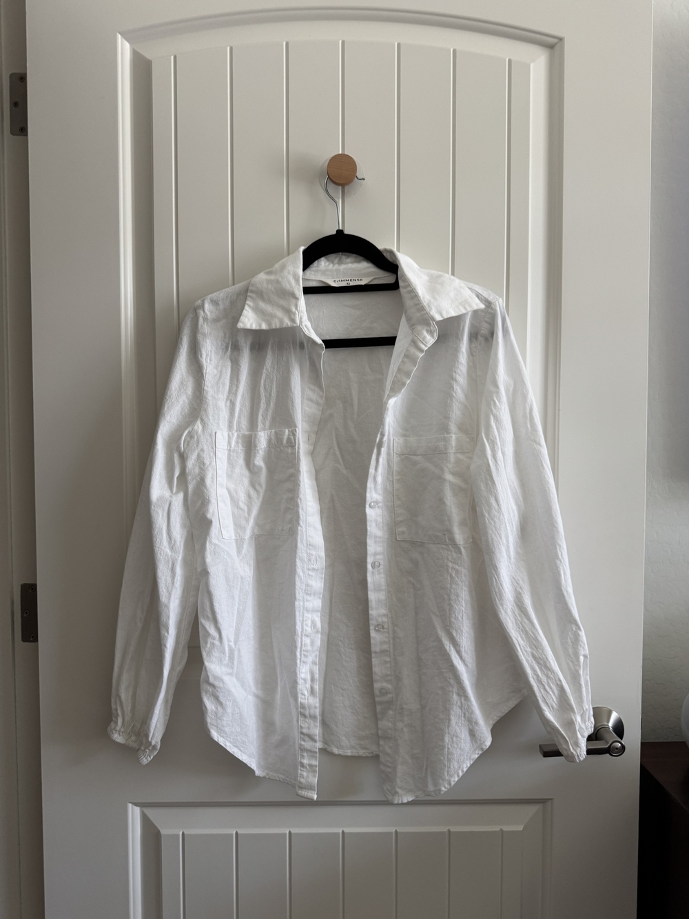 Commense White Lightweight Women's Shirt